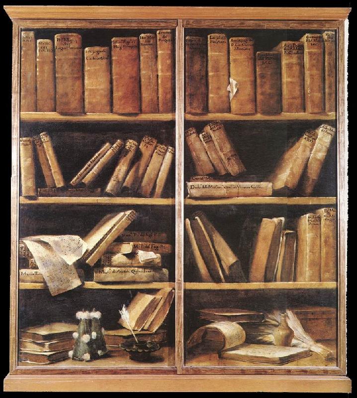 CRESPI, Giuseppe Maria Bookshelves dfg oil painting image